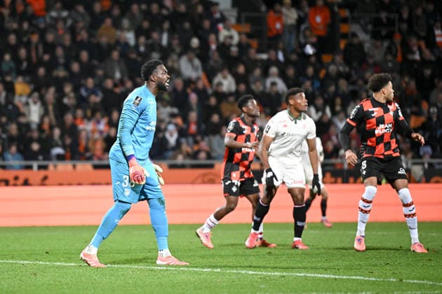 FC Lorient v OGC Nice - Ligue 1 McDonald s 2025 2026 38 Yvon-Landry MVOGO NGANOMA (fcl) during the Ligue 1 McDonald s match between FC Lorient and OGC Nice at Stade du Moustoir on November 30, 2025 in Lorient, France. Lorient France  Copyright: xFEPx 776348213
