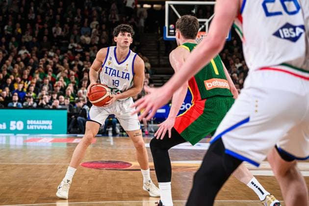 Gabriele Procida Nazionale Italiana Maschile Senior - 2027 FIBA Basketball World Cup Qualifiers Lituania Lithuania - Italia Italy FIP 2025 Klaipeda, 30 11 2025 Foto M.Ceretti Ciamillo-Castoria Klaipeda ITA  Copyright: xMassimoxCerettix