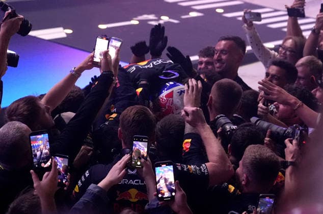 Formula 1 Qatar Airways Qatar Grand Prix 2025 30.11.2025, Losail International Circuit, Doha, Formula 1 Qatar Airways Qatar Grand Prix 2025 ,im Bild Sieger Max Verstappen (NLD), Oracle Red Bull Racing