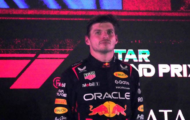 Formula 1 Qatar Airways Qatar Grand Prix 2025 30.11.2025, Losail International Circuit, Doha, Formula 1 Qatar Airways Qatar Grand Prix 2025 ,im Bild Sieger Max Verstappen (NLD), Oracle Red Bull Racing
