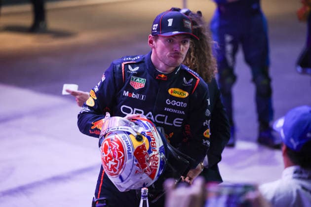Max Verstappen (Oracle Red Bull Racing, 01), Parc Ferme, Rennen, QAT, Formel 1 Weltmeisterschaft, Qatar Grand Prix, Doha, Lusail, Lusail International Circuit, Sunday, Race Day, 30.11.2025 QAT, Formel 1 Weltmeisterschaft, Qatar Grand Prix, Doha, Lusail, Lusail International Circuit, Sunday, Race Day, 30.11.2025 Doha Copyright: xEibner-Pressefoto AnnikaxGrafx EP_AGF