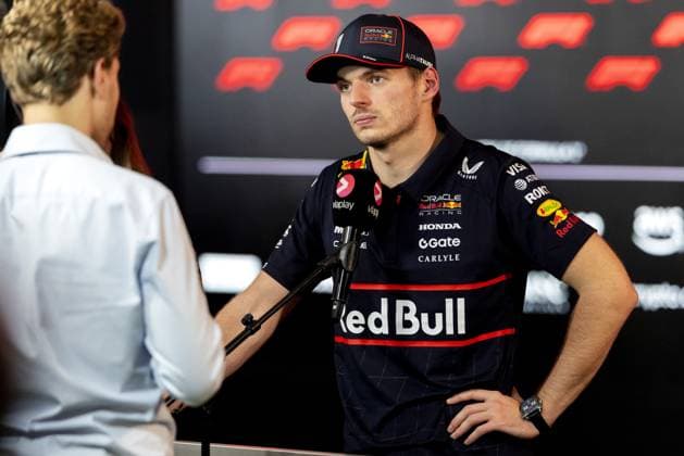 DOHA - Max Verstappen (Red Bull Racing) during a press conference, PK, Pressekonferenz after winning the Qatar Grand Prix at the Lusail International Circuit. ANP SANDER KONING xVIxANPxSportx xxANPxIVx 543501661 originalFilename: 543501661.jpg