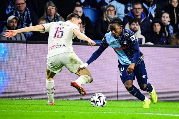 FOOTBALL : AC Le Havre vs Lille OSC - Ligue 1 McDonald s - JournÃ e 14 - 30 11 2025 Felix Mambimbi (AC Le Havre) Le HavreFrance  Copyright: xBaptistexAutissierx