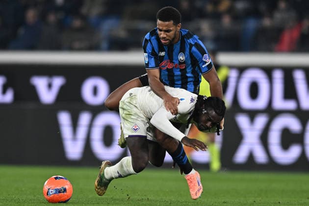 Db Bergamo 30 11 2025 - campionato di calcio serie A Atalanta-Fiorentina foto Daniele Buffa Image nella foto: Isak Hien-Moise Kean 