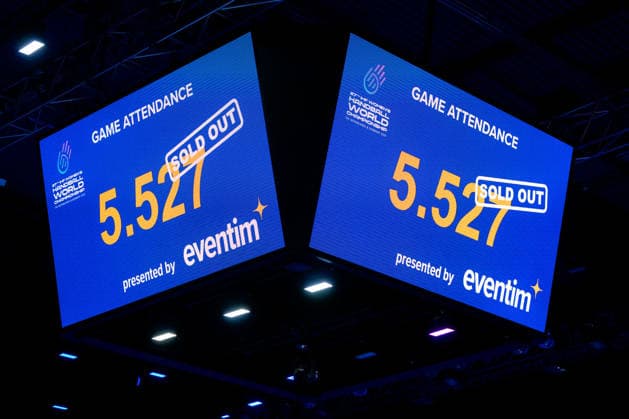 Handball, Frauen WM, Gruppe C: Deutschland - Serbien Sold Out Stuttgart Porsche Arena Baden-Württemberg Deutschland