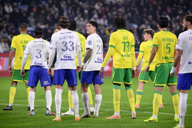 Olympique Lyonnais v FC Nantes - Ligue 1 McDonald s 2025 2026 20 Martin SATRIANO (ol) during the Ligue 1 McDonald s match between Olympique Lyonnais and FC Nantes at Groupama Stadium on November 30, 2025 in Lyon, France. Lyon France  Copyright: xFEPx 776348216