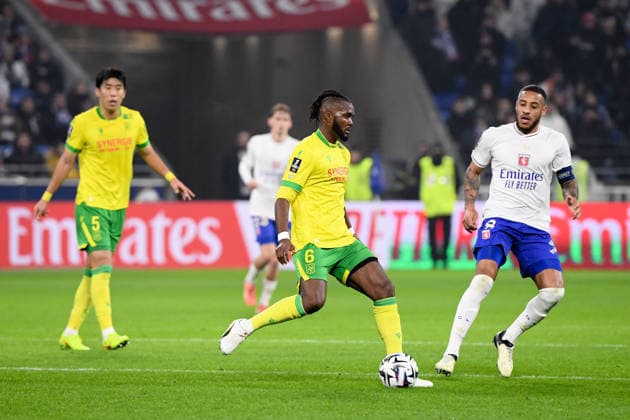 Olympique Lyonnais v FC Nantes - Ligue 1 McDonald s 2025 2026 06 Chidozie AWAZIEM (fcn) during the Ligue 1 McDonald s match between Olympique Lyonnais and FC Nantes at Groupama Stadium on November 30, 2025 in Lyon, France. Lyon France  Copyright: xFEPx 776348216