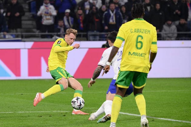 Olympique Lyonnais v FC Nantes - Ligue 1 McDonald s 2025 2026 03 Nicolas COZZA (fcn) during the Ligue 1 McDonald s match between Olympique Lyonnais and FC Nantes at Groupama Stadium on November 30, 2025 in Lyon, France. Lyon France  Copyright: xFEPx 776348216