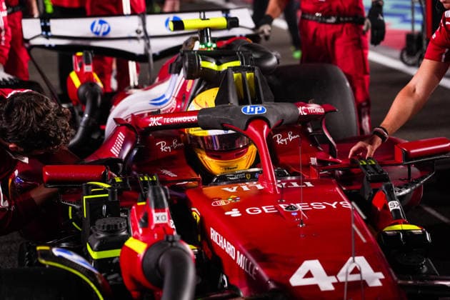 Lewis Hamilton (GBR) - Scuderia Ferrari - Ferrari SF-25 - Ferrari during the Race of the Formula 1 Qatar Airways Qatar Grand Prix 2025 at Losail International Circuit, ahead of Round 23 of 24 of the 2025 FIA Formula One World Championship, WM, Weltmeisterschaft (November 28-30, 2025).  Copyright: xAlessioxDexMarco IPAxSportx xipa-agency.netx xx IPA_68572125 IPA_Agency_IPA68572125