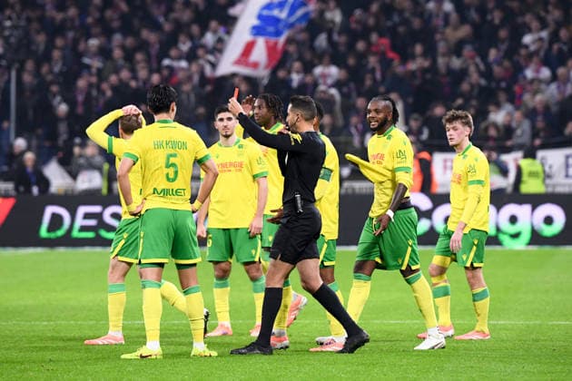 Olympique Lyonnais v FC Nantes - Ligue 1 McDonald s 2025 2026 06 Chidozie AWAZIEM (fcn) during the Ligue 1 McDonald s match between Olympique Lyonnais and FC Nantes at Groupama Stadium on November 30, 2025 in Lyon, France. Lyon France  Copyright: xFEPx 776348216