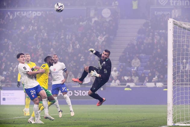 Olympique Lyonnais v FC Nantes - Ligue 1 McDonald s 2025 2026 01 Anthony LOPES (fcn) during the Ligue 1 McDonald s match between Olympique Lyonnais and FC Nantes at Groupama Stadium on November 30, 2025 in Lyon, France. Lyon France  Copyright: xFEPx 776348216