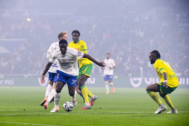 Olympique Lyonnais v FC Nantes - Ligue 1 McDonald s 2025 2026 05 Orel MANGALA (ol) during the Ligue 1 McDonald s match between Olympique Lyonnais and FC Nantes at Groupama Stadium on November 30, 2025 in Lyon, France. Lyon France  Copyright: xFEPx 776348216