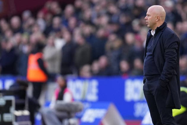 Premier League West Ham United v Liverpool Arne Slot manager of Liverpool during the Premier League match West Ham United vs Liverpool at London Stadium, London, United Kingdom, 30th November 2025 (Photo by Harvey Murphy News Images) Copyright: xHarveyxMurphy NewsxImagesx