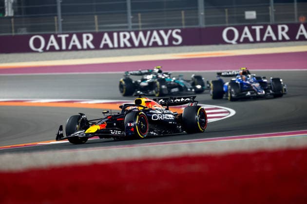 F1 - QATAR GRAND PRIX 2025 01 VERSTAPPEN Max (nld), Red Bull Racing RB21, action during the 2025 Formula 1 Qatar Grand Prix, 23th round of the 2025 FIA Formula One World Championship, WM, Weltmeisterschaft from November 28 to 30, 2025 on the Lusail International Circuit, in Lusail, Qatar - LusailQatar  Copyright: xDPPIx
