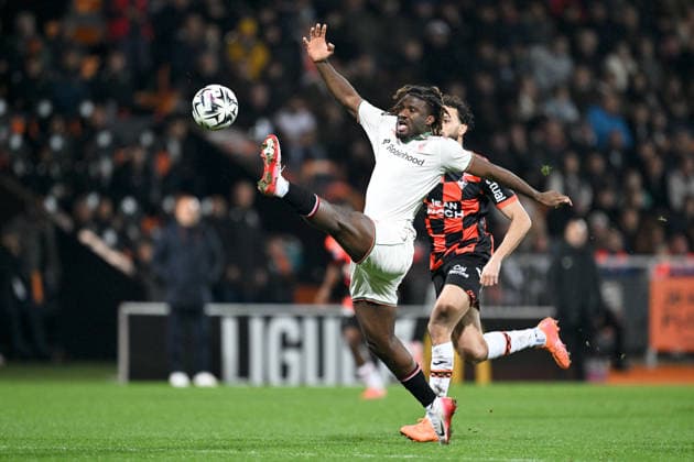 FC Lorient v OGC Nice - Ligue 1 McDonald s 2025 2026 09 Terem MOFFI (ogcn) during the Ligue 1 McDonald s match between FC Lorient and OGC Nice at Stade du Moustoir on November 30, 2025 in Lorient, France. Lorient France  Copyright: xFEPx 776348213