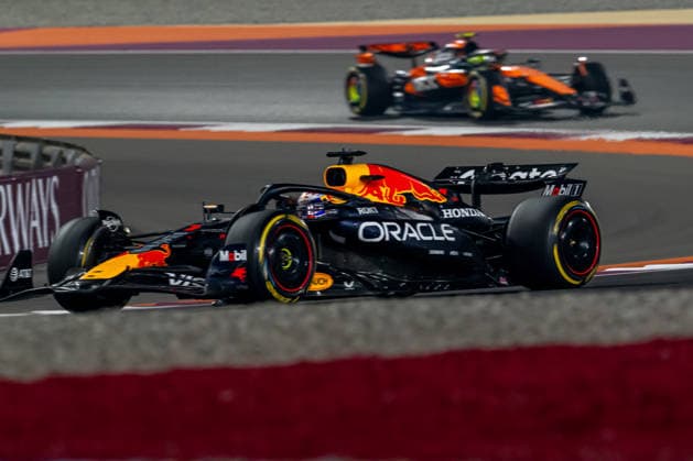 LUSAIL, LOSAIL: Max Verstappen, racing for the Red Bull Racing team during the 2025 Formula 1 Qatar Grand Prix Qatar at the International Circuit in Lusail, Losail