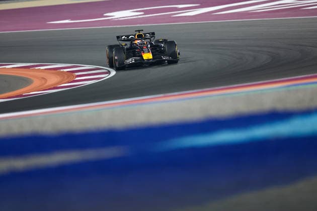 (251201) -- DOHA, Dec. 1, 2025 -- Red Bull s Dutch Driver Max Verstappen competes during the Formula One Qatar Grand Prix at the Lusail International Circuit in Doha, Qatar, on Nov. 30, 2025. (Photo by Li Chao Xinhua) (SP)QATAR-DOHA-F1-GRAND PRIX TongxLian 