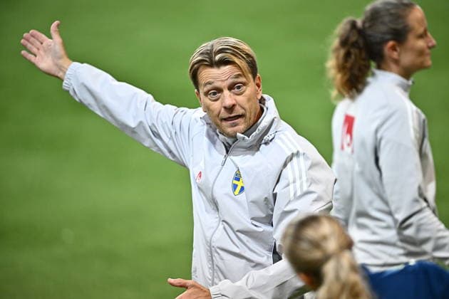 STOCKHOLM, SWEDEN 20251201 national team, Nationalteam captain Tony Gustavsson during the Swedish women s national team s training session at 3Arena ahead of the return match in the Nations League against France on Tuesday. STOCKHOLM SWEDEN x10030x