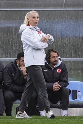 Turkiye v Albania - Friendlies ISTANBUL, TURKIYE - DECEMBER 1: Head Coach of Turkiye Necla Gungor follows 2027 FIFA Women s World Cup European Qualifiers League B Group 2 preparation football match between Turkiye and Albania at Hasan Dogan National Teams Training and Education Facilities in Istanbul, Turkiye on December 1, 2025. Beyza Comert Anadolu Istanbul Turkey. Editorial use only. Please get in touch for any other usage.  Copyright: x2025xAnadoluxBeyzaxComertx