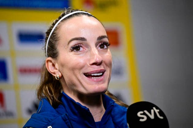 STOCKHOLM, SWEDEN 20251201 national team, Nationalteam player Nathalie Björn meets the media after the Swedish women s national team trained at 3Arena ahead of the return match in the Nations League against France on Tuesday. STOCKHOLM SWEDEN x10030x