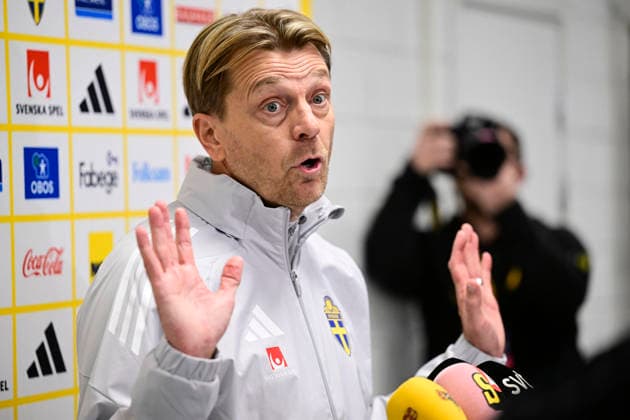 STOCKHOLM, SWEDEN 20251201 national team, Nationalteam captain Tony Gustavsson during the Swedish women s national team s training session at 3Arena ahead of the return match in the Nations League against France on Tuesday. STOCKHOLM SWEDEN x10030x