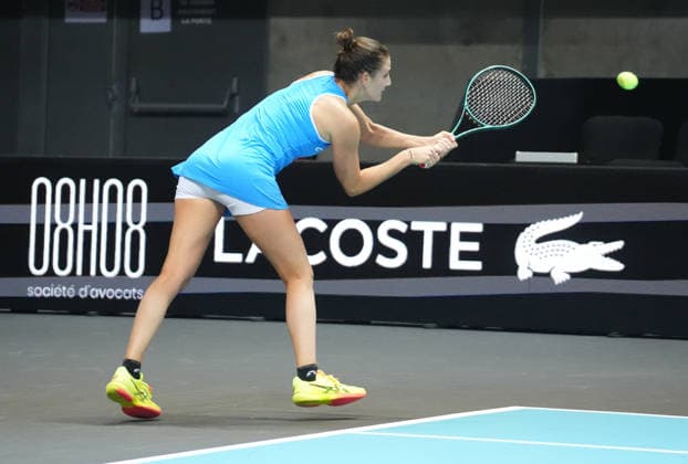 TENNIS - OPEN ANGERS WOMEN - 01 12 2025 Camilla Rosatello of Italia during Open D™ Angers Women 2025, , 01 December 2025 in Trelaze, France- Photo Laurent Lairys TrelazeFrance  Copyright: xLaurentxLairysx