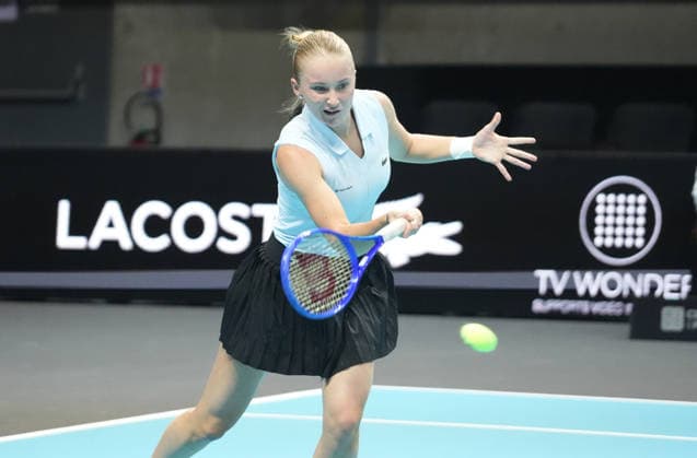 TENNIS - OPEN ANGERS WOMEN - 01 12 2025 Polina Kudermetova during Open D™ Angers Women 2025, , 01 December 2025 in Trelaze, France- Photo Laurent Lairys TrelazeFrance  Copyright: xLaurentxLairysx