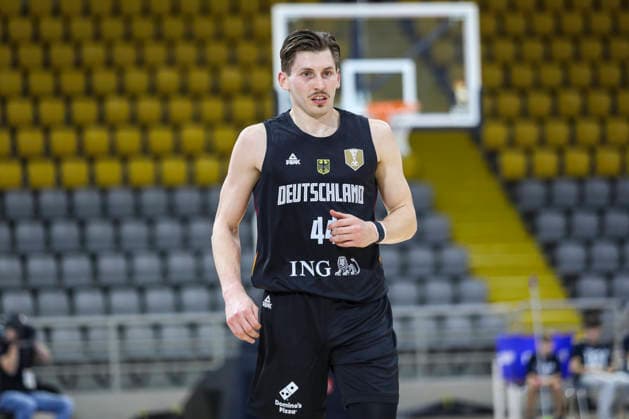 FIBA World Cup Qualifiers : Cyprus vs Germany DAVID KRAMER of Germany is seen during the game. Cyprus plays vs Germany for the Group E of the FIBA Basketball World Cup European Qualifiers, at Spyros Kyprianou Arena, Limassol, Cyprus, on Dec. 1, 2025. Limassol Cyprus Copyright: xKOSTASxPIKOULASx