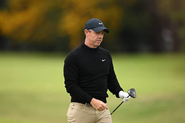 AUSTRALIAN OPEN GOLF PRO AM, Northern Ireland s Rory McIlroy reacts on the driving range during practice ahead of the Australian Open Pro Am at the Royal Melbourne Golf Club in Melbourne, Tuesday, December 2, 2025. ( NO ARCHIVING MELBOURNE VICTORIA AUSTRALIA Royal Melbourne Golf Club  Copyright: xJAMESxROSSx 20251202199282372023
