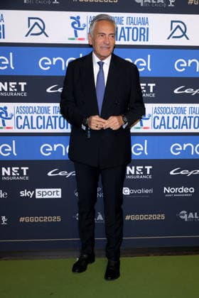 Milan, AIC Football Gala 2025 - Gabriele Gravina  Copyright: xAlbertoxTerenghix xipa-agency.netx xMangiarotti Terenghix IPA_Agency_IPA68612955