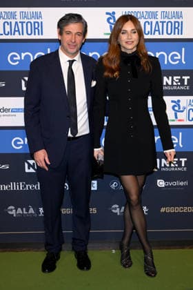 Milan, AIC Football Grand Gala 2025 - Demetrio Albertini, Uriana Capone  Copyright: xAlbertoxTerenghix xipa-agency.netx xMangiarotti Terenghix IPA_Agency_IPA68613049