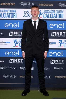 Milan, AIC Football Grand Gala 2025 - Nicolò Bertola  Copyright: xAlbertoxTerenghix xipa-agency.netx xMangiarotti Terenghix IPA_Agency_IPA68613071