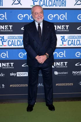 Milan, AIC 2025 Football Gala - Aurelio De Laurentiis  Copyright: xAlbertoxTerenghix xipa-agency.netx xMangiarotti Terenghix IPA_Agency_IPA68613105