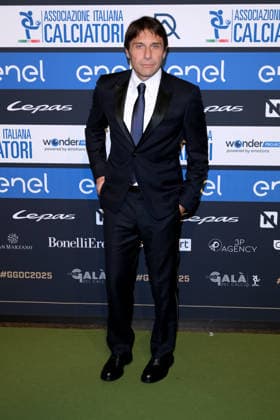 Milan, AIC Football Grand Gala 2025 - Antonio Conte  Copyright: xAlbertoxTerenghix xipa-agency.netx xMangiarotti Terenghix IPA_Agency_IPA68613259