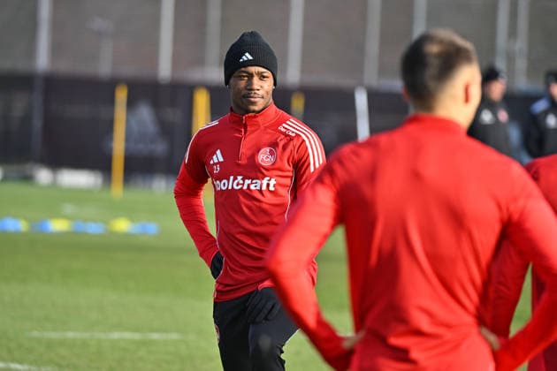 02.12.2025 - Fussball - 2. Fussball - Bundesliga - Saison 2025 2026 - 1. FC Nürnberg Nuernberg FCN ( Club ) - Training - Sportfoto Zink - xwoxzix - Mohamed Ali Zoma (23, 1. FC Nürnberg FCN )