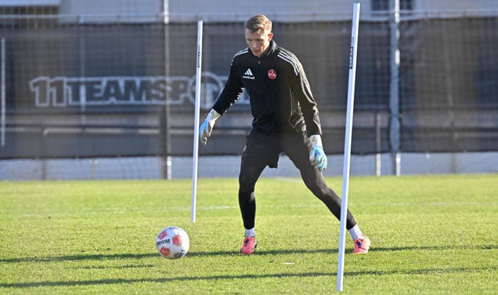 02.12.2025 - Fussball - 2. Fussball - Bundesliga - Saison 2025 2026 - 1. FC Nürnberg Nuernberg FCN ( Club ) - Training - Sportfoto Zink - xwoxzix - Jan Reichert (1, 1. FC Nürnberg FCN )