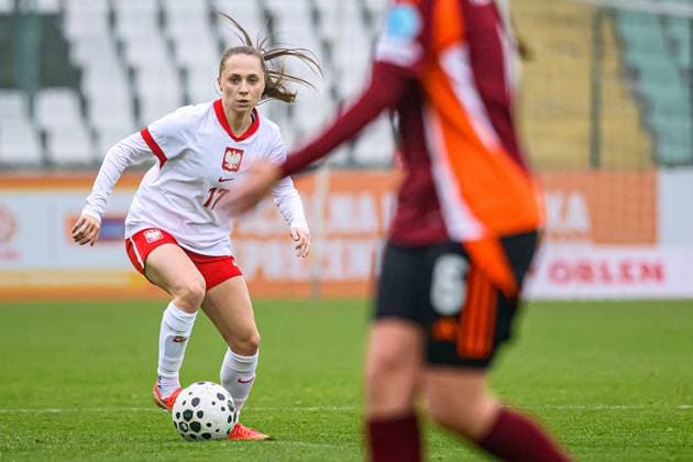 02.12.2025 GDANSK , PILKA NOZNA KOBIET ( WOMEN S FOOTBALL) MECZ TOWARZYSKI POLSKA - LOTWA ( GAME POLAND - LATVIA )¨NZ. GABRIELA GRZYBOWSKA FOTO RADOSLAW JOZWIAK CYFRASPORT NEWSPIX.PL --- Newspix.pl  RA1_7774