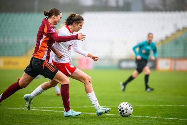 02.12.2025 GDANSK , PILKA NOZNA KOBIET ( WOMEN S FOOTBALL) MECZ TOWARZYSKI POLSKA - LOTWA ( GAME POLAND - LATVIA )¨NZ. PATRYCJA SARAPATA FOTO RADOSLAW JOZWIAK CYFRASPORT NEWSPIX.PL --- Newspix.pl  RA1_7817