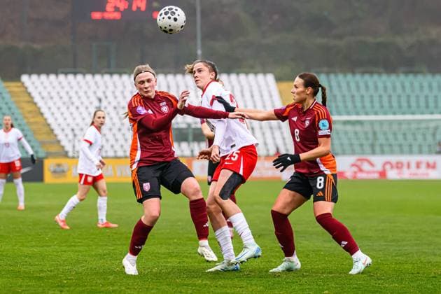02.12.2025 GDANSK , PILKA NOZNA KOBIET ( WOMEN S FOOTBALL) MECZ TOWARZYSKI POLSKA - LOTWA ( GAME POLAND - LATVIA )¨NZ. PATRYCJA SARAPATA FOTO RADOSLAW JOZWIAK CYFRASPORT NEWSPIX.PL --- Newspix.pl  RA2_8973