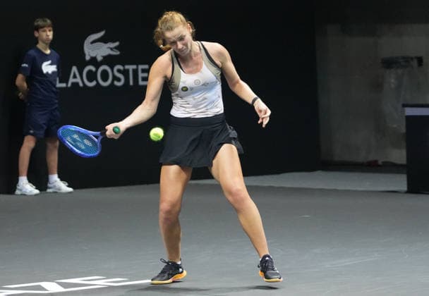 TENNIS - OPEN ANGERS WOMEN - 02 12 2025 Jessika Ponchet of France during Open D™ Angers Women 2025, , 02 December 2025 in Trelaze, France- Photo Laurent Lairys TrelazeFrance  Copyright: xLaurentxLairysx