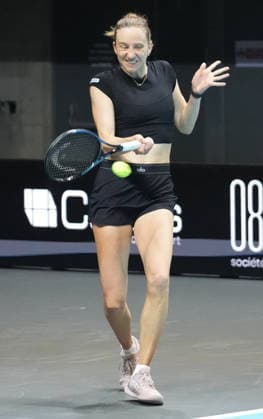 TENNIS - OPEN ANGERS WOMEN - 02 12 2025 Mona Barthel of Germany during Open D™ Angers Women 2025, , 02 December 2025 in Trelaze, France- Photo Laurent Lairys TrelazeFrance  Copyright: xLaurentxLairysx