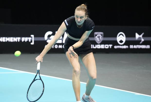 TENNIS - OPEN ANGERS WOMEN - 02 12 2025 Mona Barthel of Germany during Open D™ Angers Women 2025, , 02 December 2025 in Trelaze, France- Photo Laurent Lairys TrelazeFrance  Copyright: xLaurentxLairysx