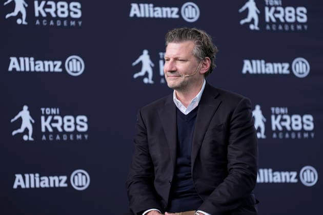 December 2, 2025, Boadilla Del Monte, Madrid, Spain: Veit Stutz, CEO of Allianz Spain, during the presentation of a sponsorship between the Toni Kroos Academy and Allianz at Club las Encinas de Boadilla on December 02, 2025 in Boadilla del Monte, Madrid, Spain. Boadilla Del Monte Spain - ZUMAa181 20251202_zaa_a181_005 Copyright: xOscarxJ.xBarrosox