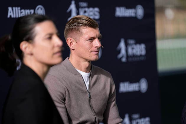 December 2, 2025, Boadilla Del Monte, Madrid, Spain: Toni Kroos during the presentation of a sponsorship between the Toni Kroos Academy and Allianz at Club las Encinas de Boadilla on December 02, 2025 in Boadilla del Monte, Madrid, Spain. Boadilla Del Monte Spain - ZUMAa181 20251202_zaa_a181_014 Copyright: xOscarxJ.xBarrosox