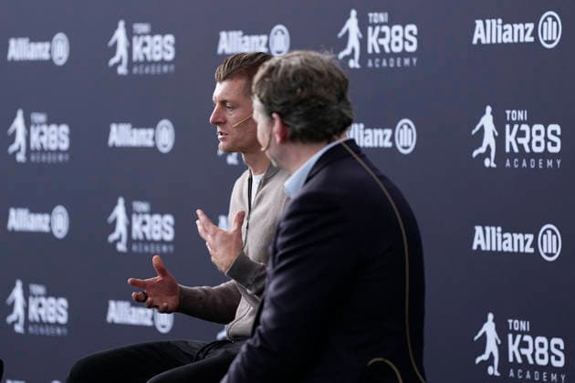 December 2, 2025, Boadilla Del Monte, Madrid, Spain: Toni Kroos during the presentation of a sponsorship between the Toni Kroos Academy and Allianz at Club las Encinas de Boadilla on December 02, 2025 in Boadilla del Monte, Madrid, Spain. Boadilla Del Monte Spain - ZUMAa181 20251202_zaa_a181_016 Copyright: xOscarxJ.xBarrosox