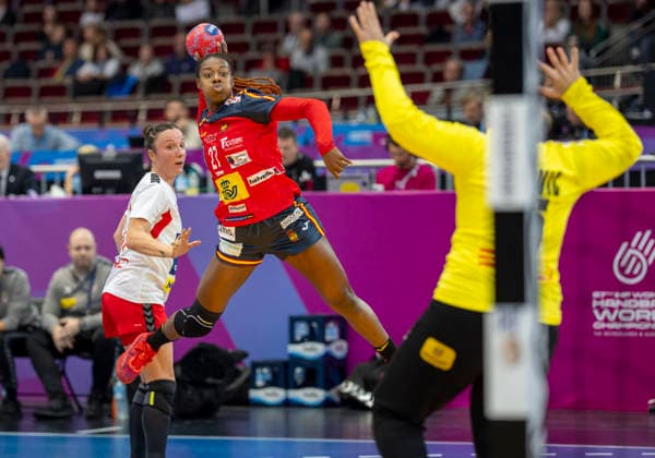 Patricia SO DELGADO-PINTO Danila (Spain, 27) 27th IHF Womens Handball World Championship, WM, Weltmeisterschaft WM, Weltmeisterschaft 2025, Spain - Serbia, GER, Dortmund, Westfalenhalle Copyright: HMBxMedia xMarcoxBader