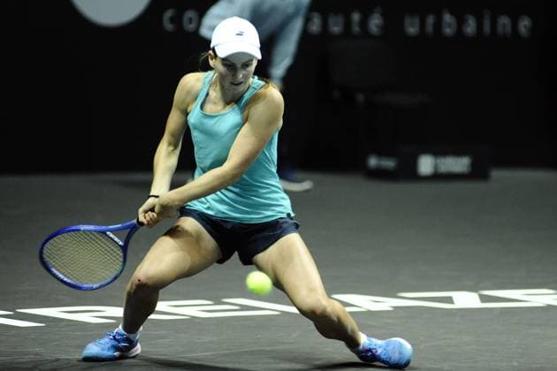 TENNIS - WTA, Tennis Damen - OPEN ANGERS LOIRE TRELAZE 2025 Tina Nadine Smith during the Open Angers Loire TrÃ lazÃ , WTA 125 tennis tournament on 2 December 2025 at Arena Loire TrÃ lazÃ in TrÃ lazÃ , France - Photo Julien Kammerer PsnewZ TrÃ lazÃ France  Copyright: xJulienxKammererx