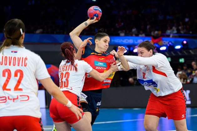 Handball, Frauen WM, Hauptrunde Gruppe 2: Spanien - Serbien Dortmund Westfalenhalle Nordrhein-Westfalen Deutschland
