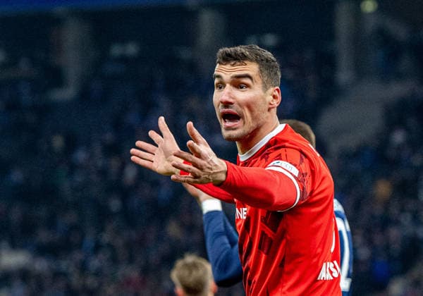 Fußball, Herren, Saison 2025 2026, DFB-Pokal (Achtelfinale), Hertha BSC - 1. FC Kaiserslautern, Ivan Prtajin (Kaiserslautern), 02.12.2025, Copyright: xSebastianxRäppold MatthiasxKochx