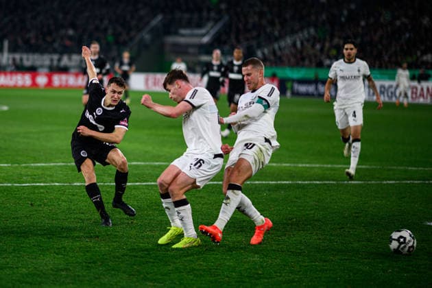 MOENCHENGLADBACH, GERMANY - 2 DECEMBER, 2025: Martijn Kaars - The DFB Pokal, German Cup, match Borussia vs St.Pauli at Borussia Park.  Copyright: xVitaliixKliuievx